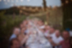 vineyard dinner at Poggio Molina